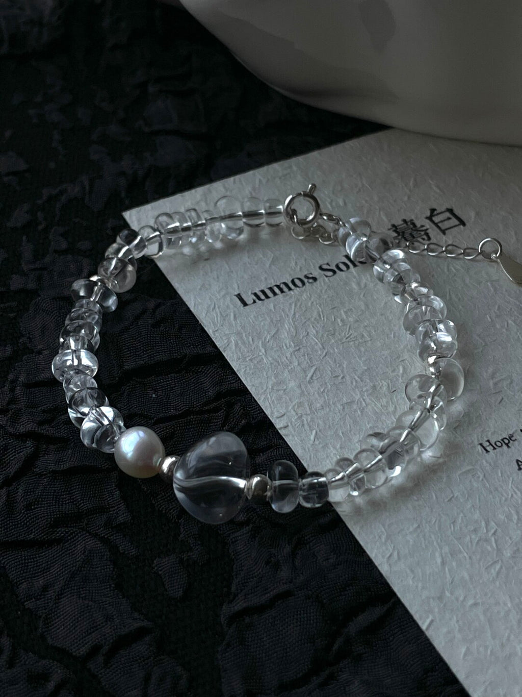 Cold Moon Crystal Bracelet,Lumivault.