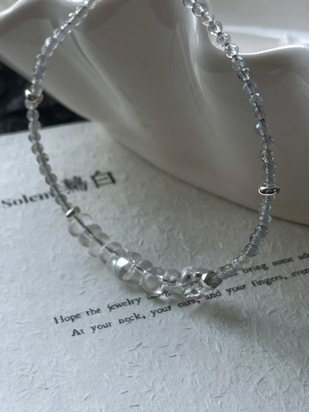 Cold Moon Crystal Bracelet,Lumivault.