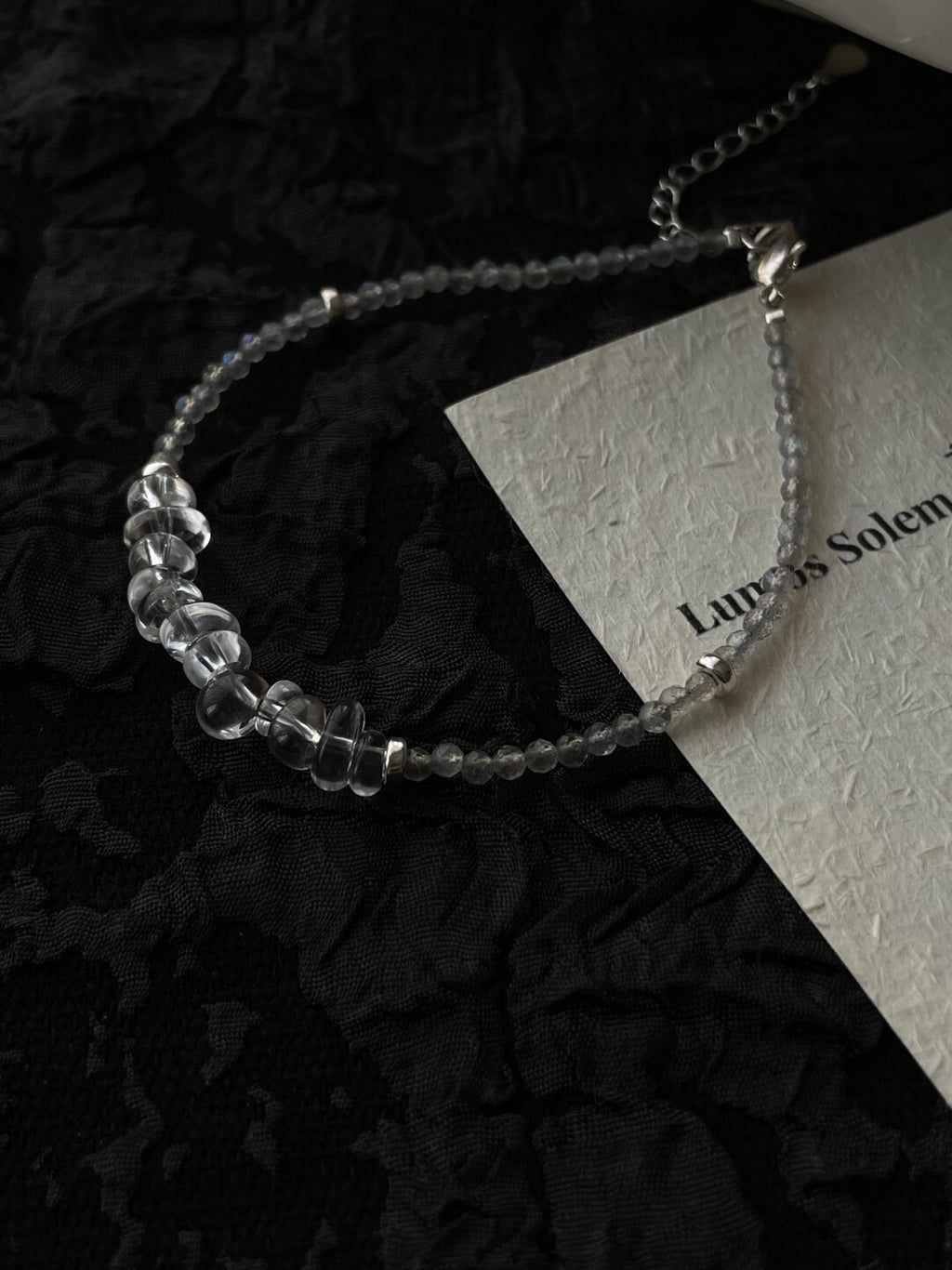 Cold Moon Crystal Bracelet,Lumivault.