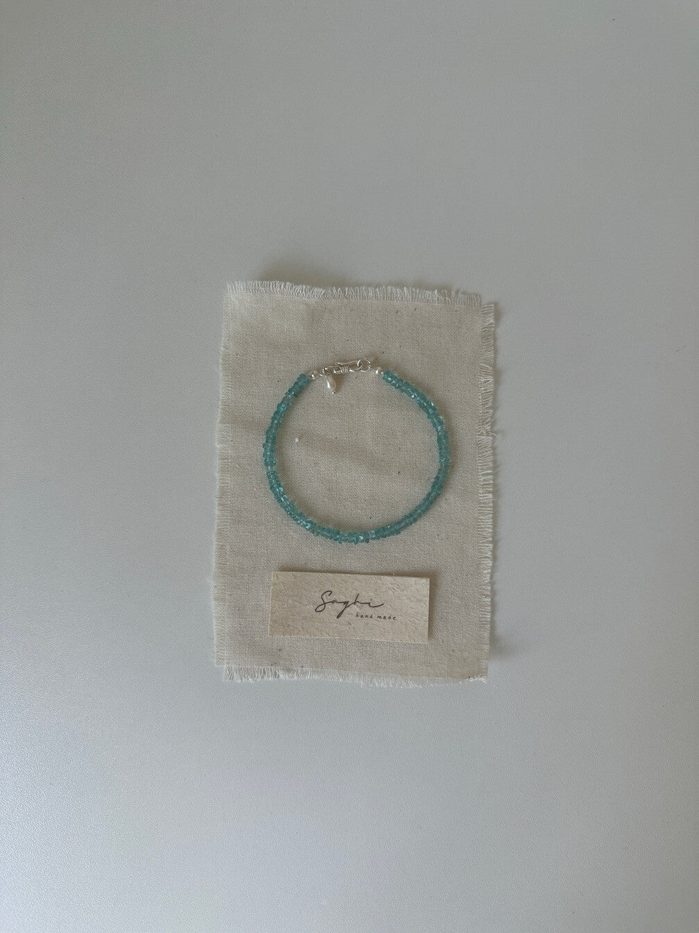 Blue Apatite Beaded Bracelet & Necklace,Bracelet,Lumivault.