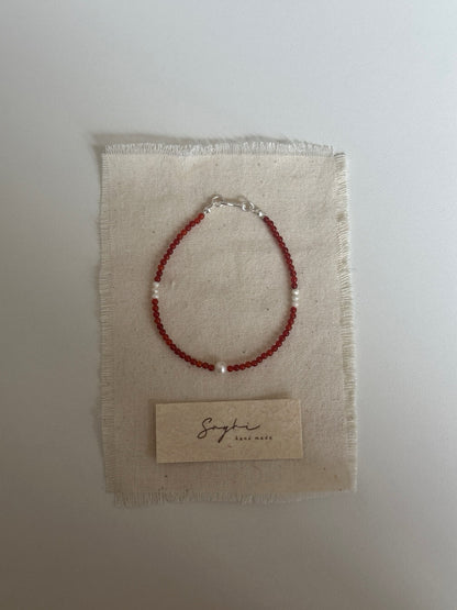 Original Natural Agate Pearl Bracelet