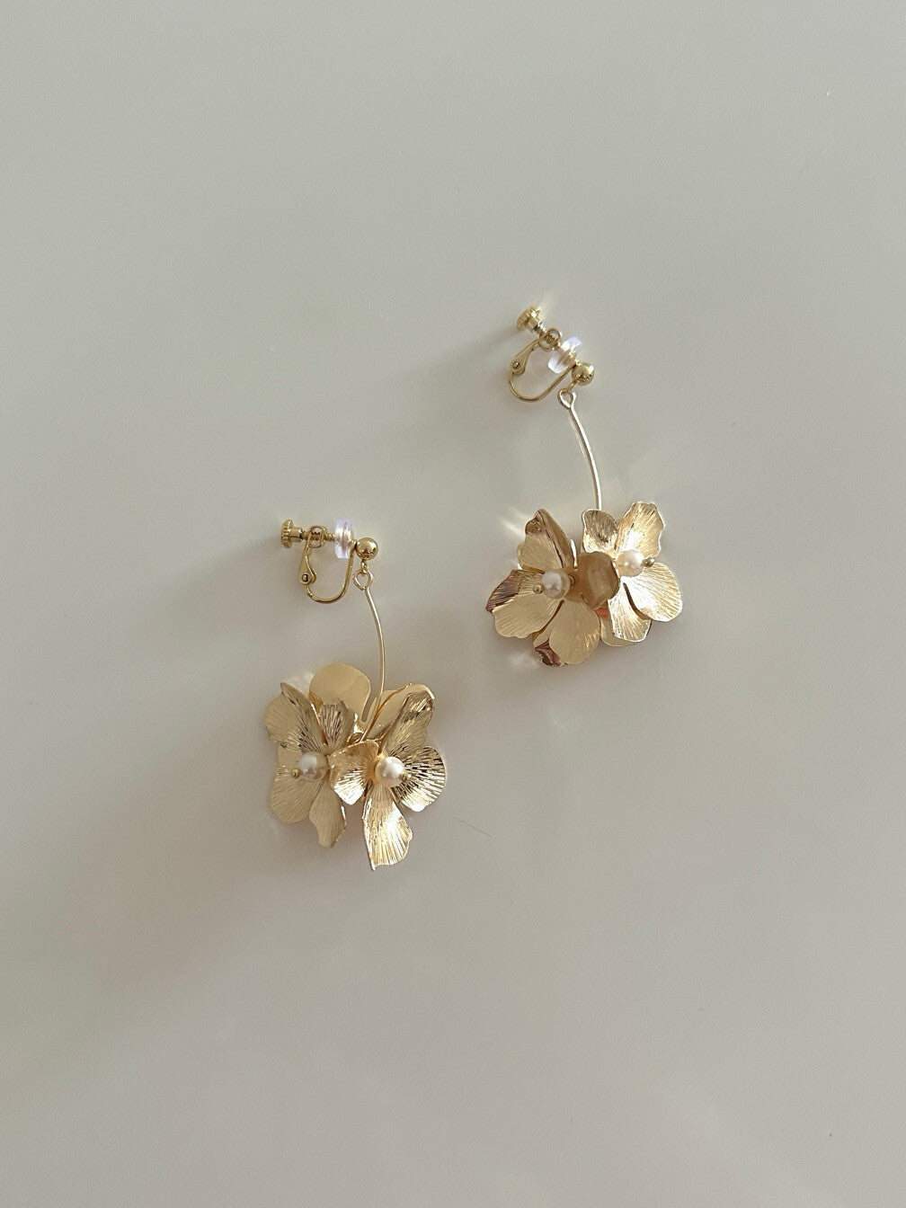 Original Endless Summer Flower Earrings,Clips,Lumivault.