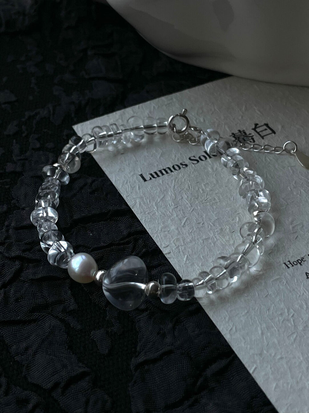 Cold Moon Crystal Bracelet,All Crystal,Lumivault.