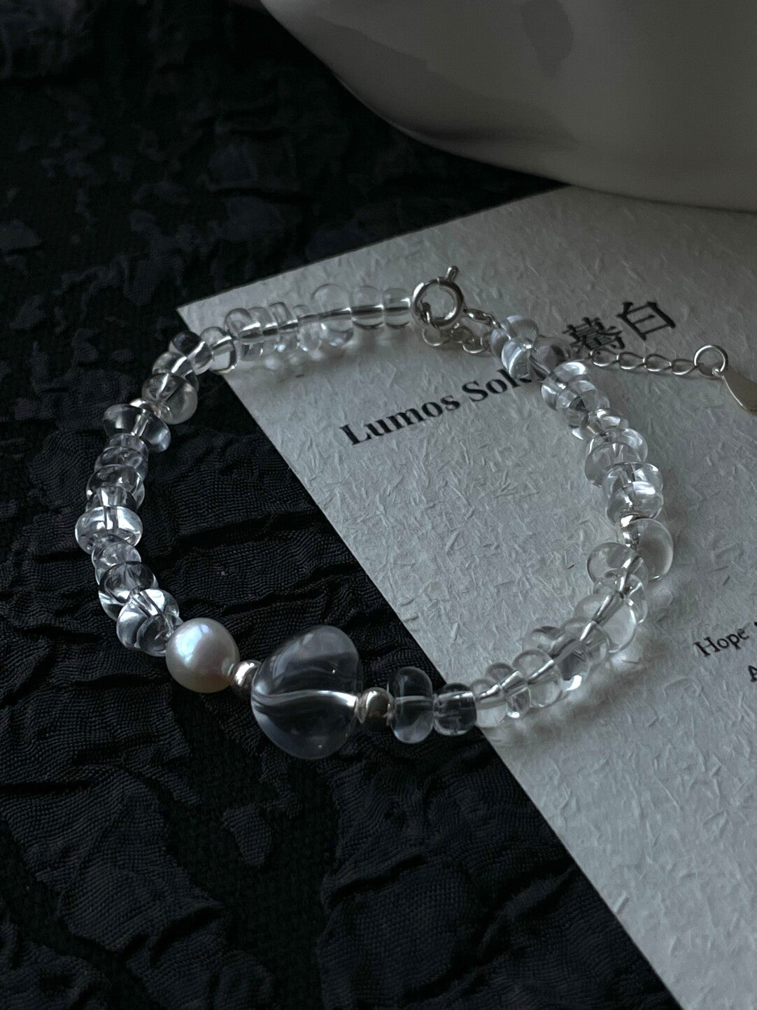 Cold Moon Crystal Bracelet,All Crystal,Lumivault.