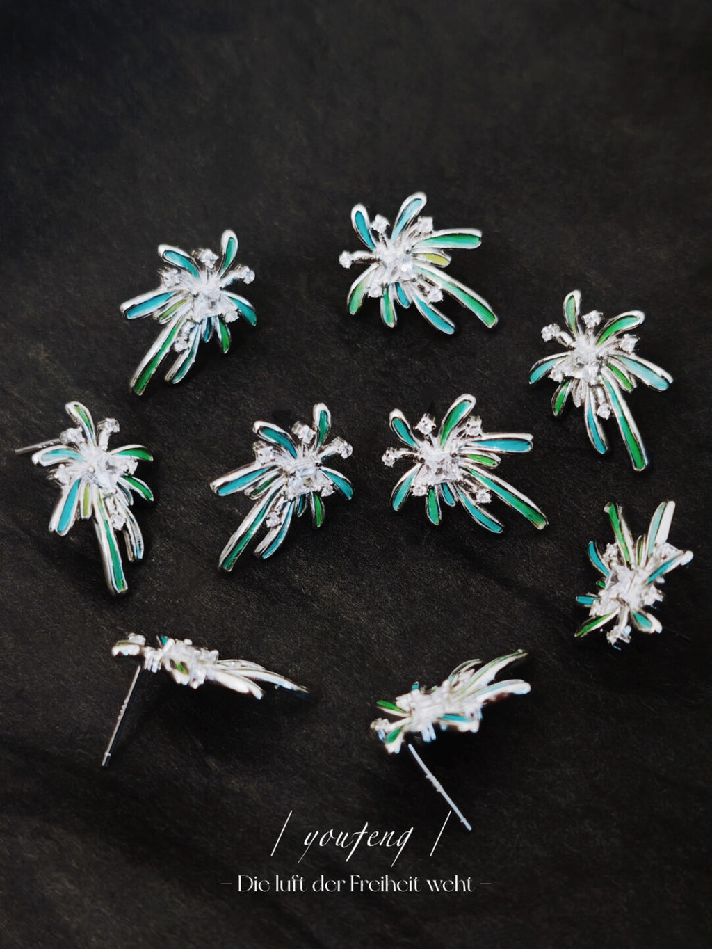 Star Falling to Earth Earrings,Lumivault.