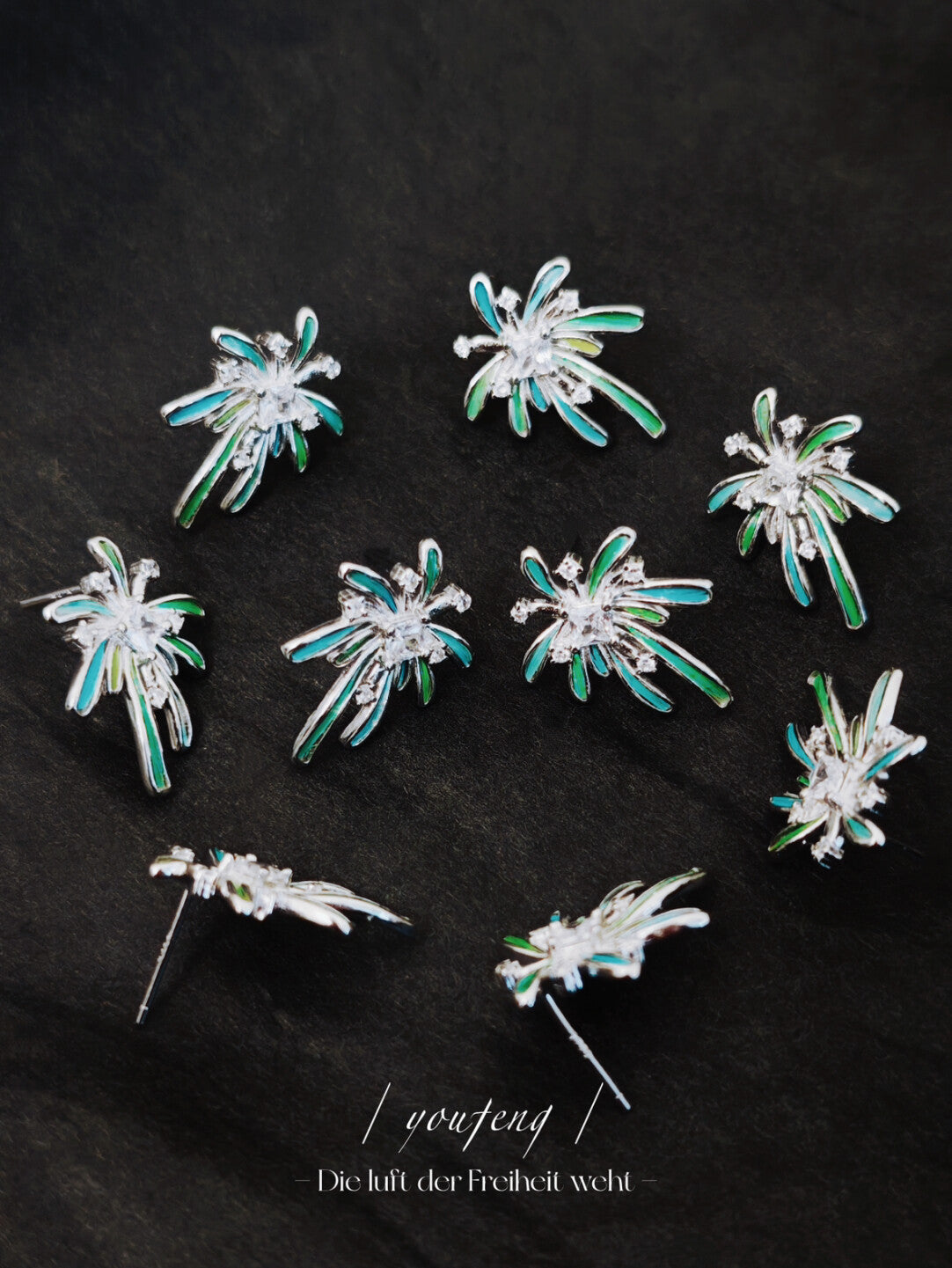 Star Falling to Earth Earrings,Lumivault.