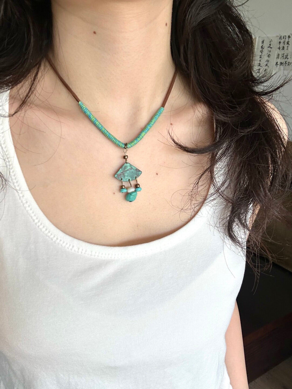 Handmade Summer Creek Necklace,Lumivault.