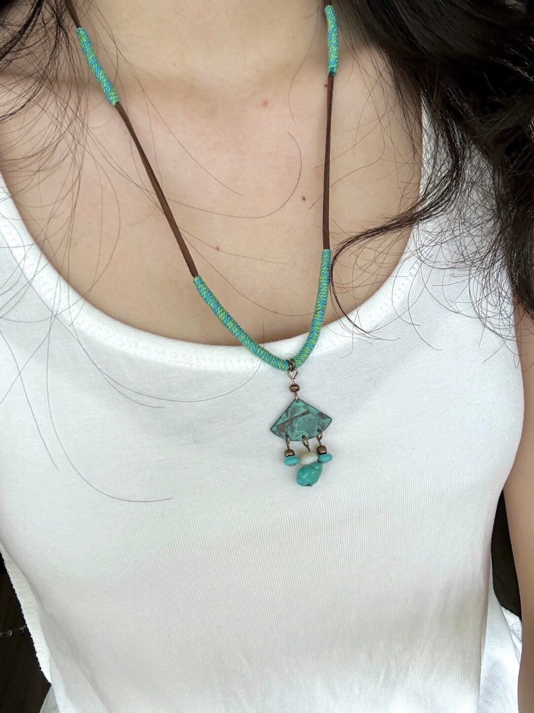 Handmade Summer Creek Necklace,Lumivault.