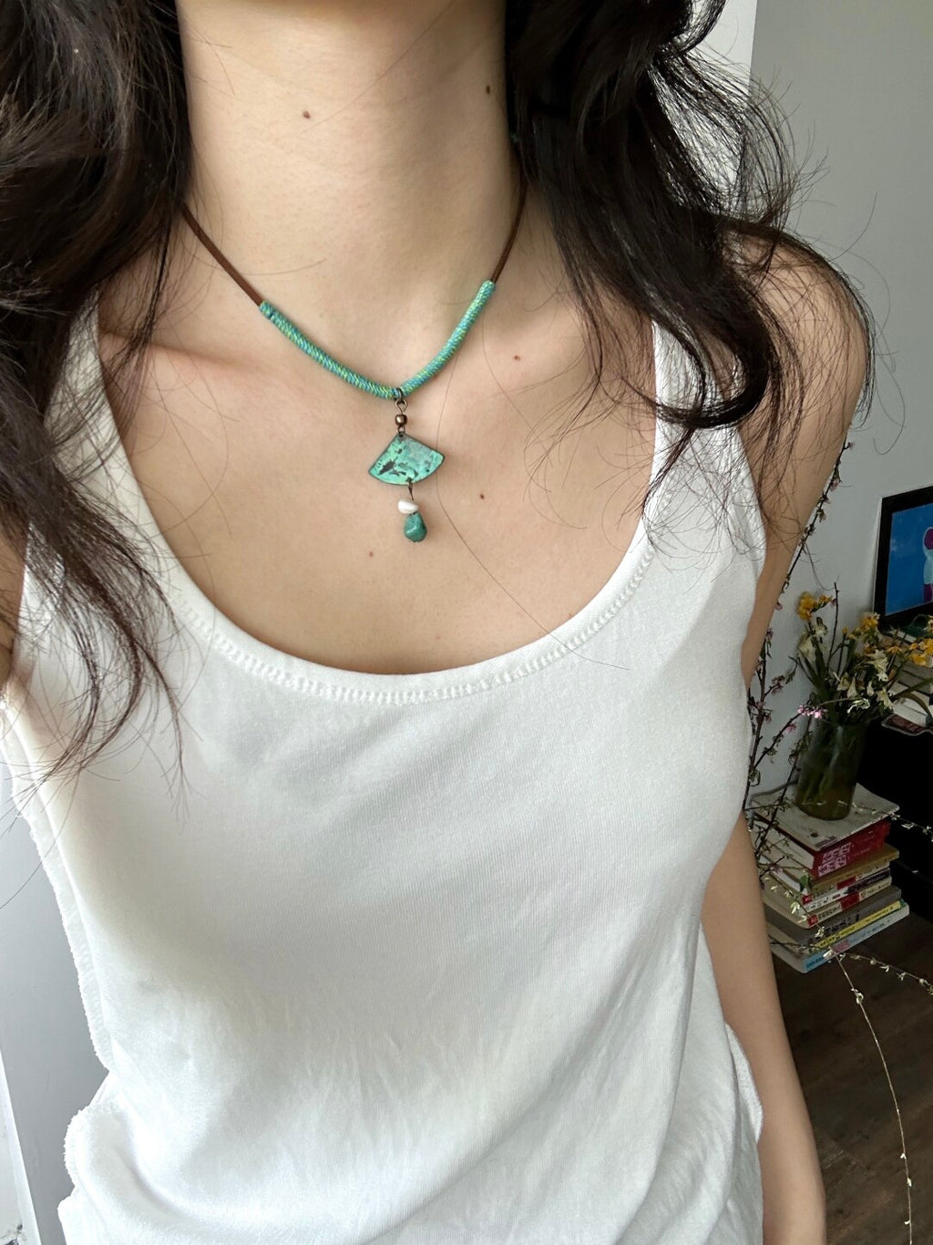 Handmade Summer Creek Necklace,Lumivault.