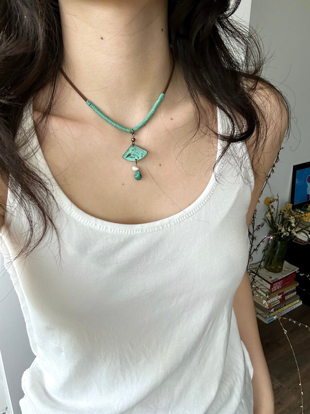 Handmade Summer Creek Necklace,Lumivault.