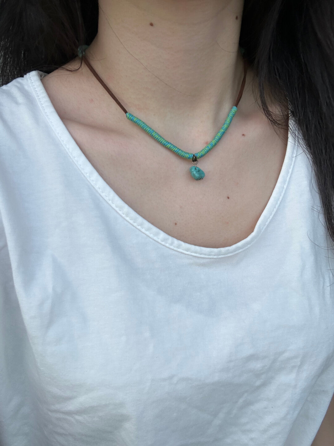 Handmade Turquoise Necklace,Lumivault.