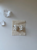 Endless Summer Silver Minimalist Earrings,Hooks,Lumivault.