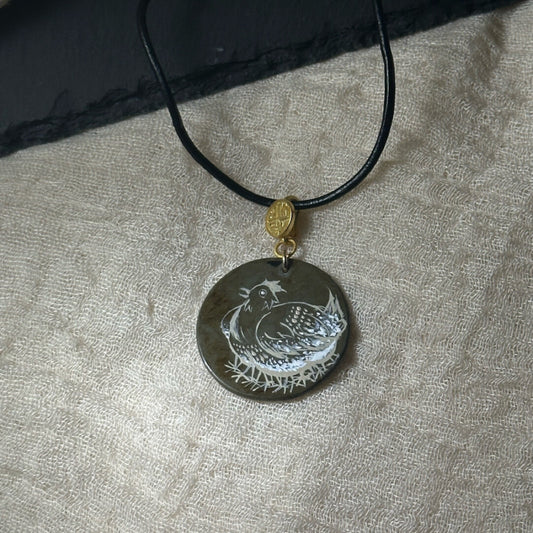 Chicken Lacquer Necklace