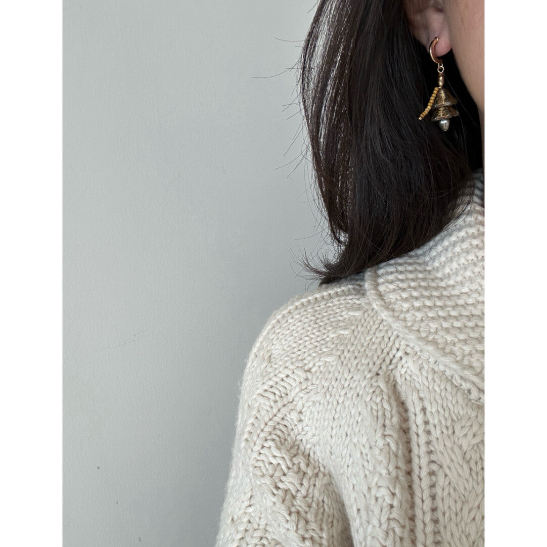 Vintage Christmas Tree Drop Earrings,Lumivault.