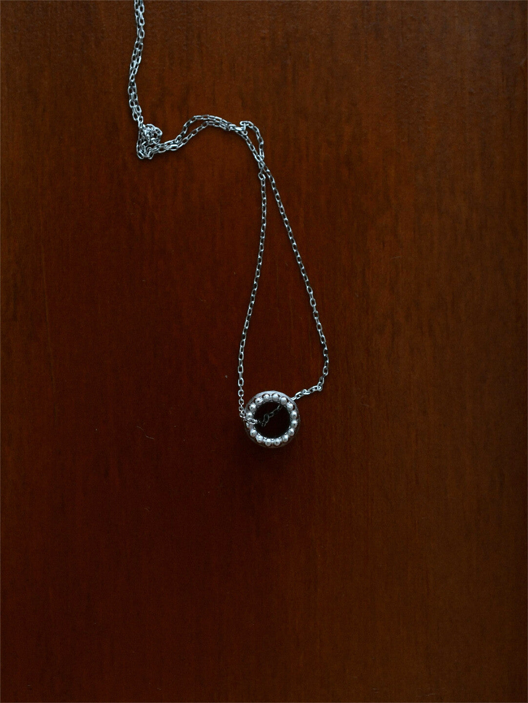 Star Wheel Small Rotary Silver Necklace,Lumivault.