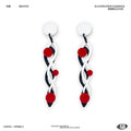 Red Eye Acrylic Earrings,Studs,Lumivault.