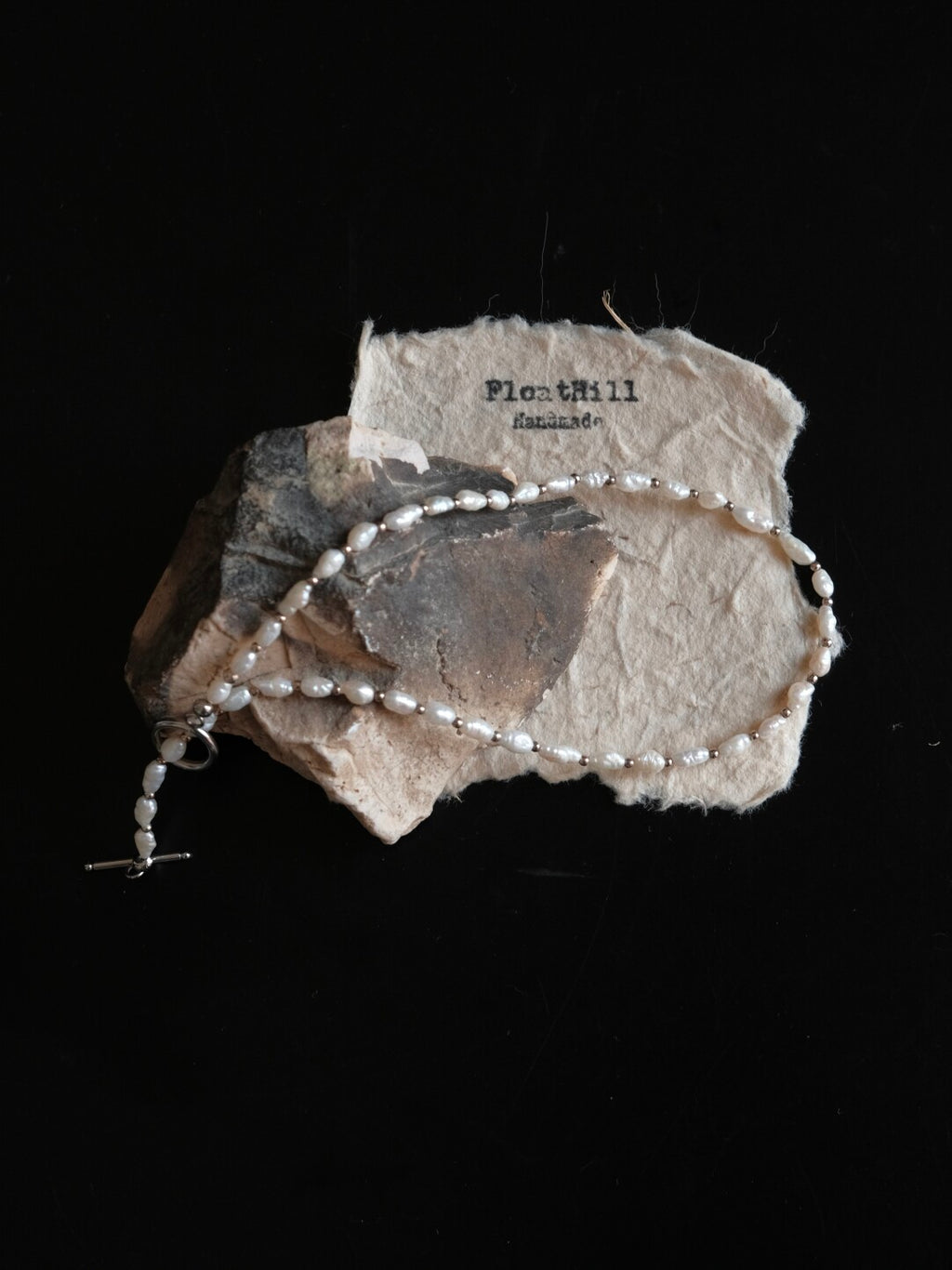 Floating World Pearl Necklace,OT Buckle(36.5cm),Lumivault.