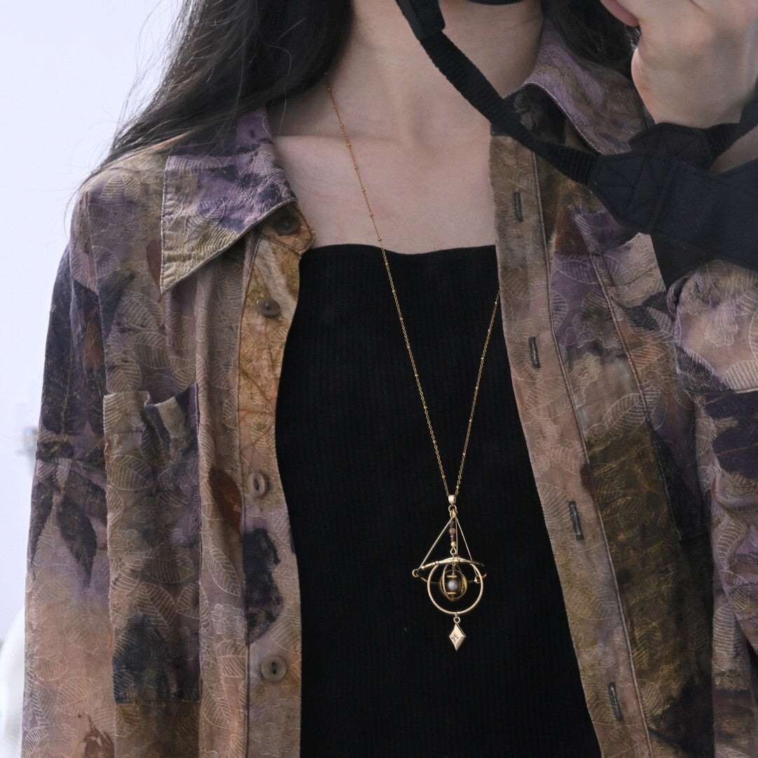 Vintage Planet Movement Necklace,Lumivault.