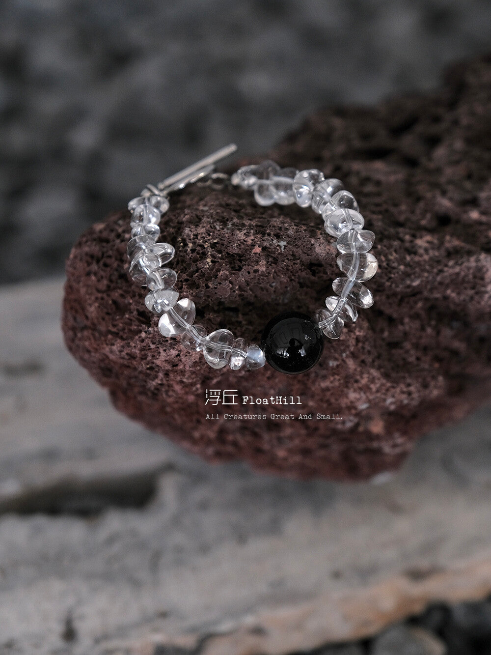Half Moon Crystal Bracelet,Lumivault.