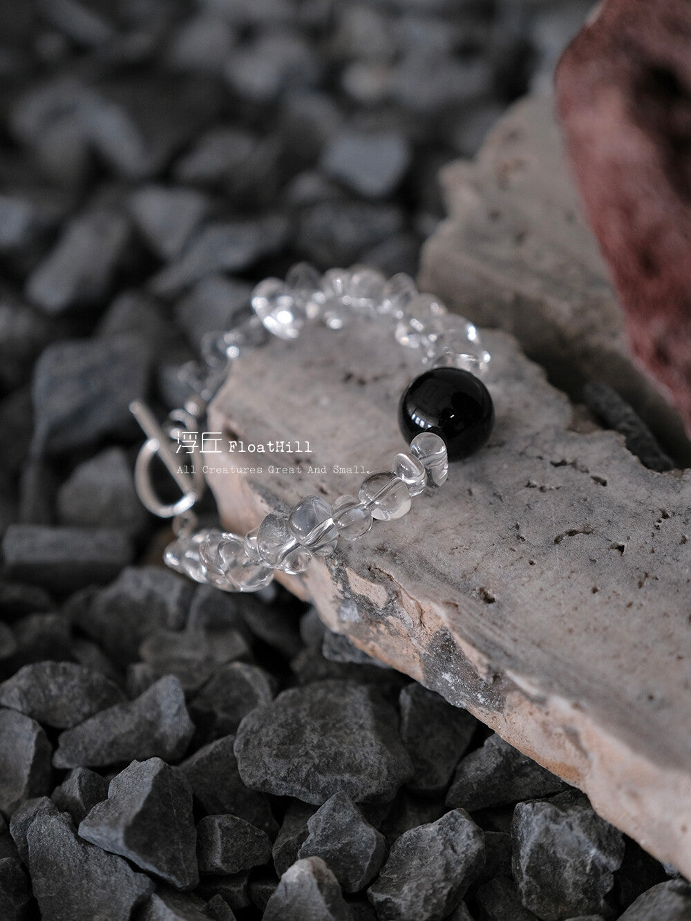 Half Moon Crystal Bracelet,Lumivault.