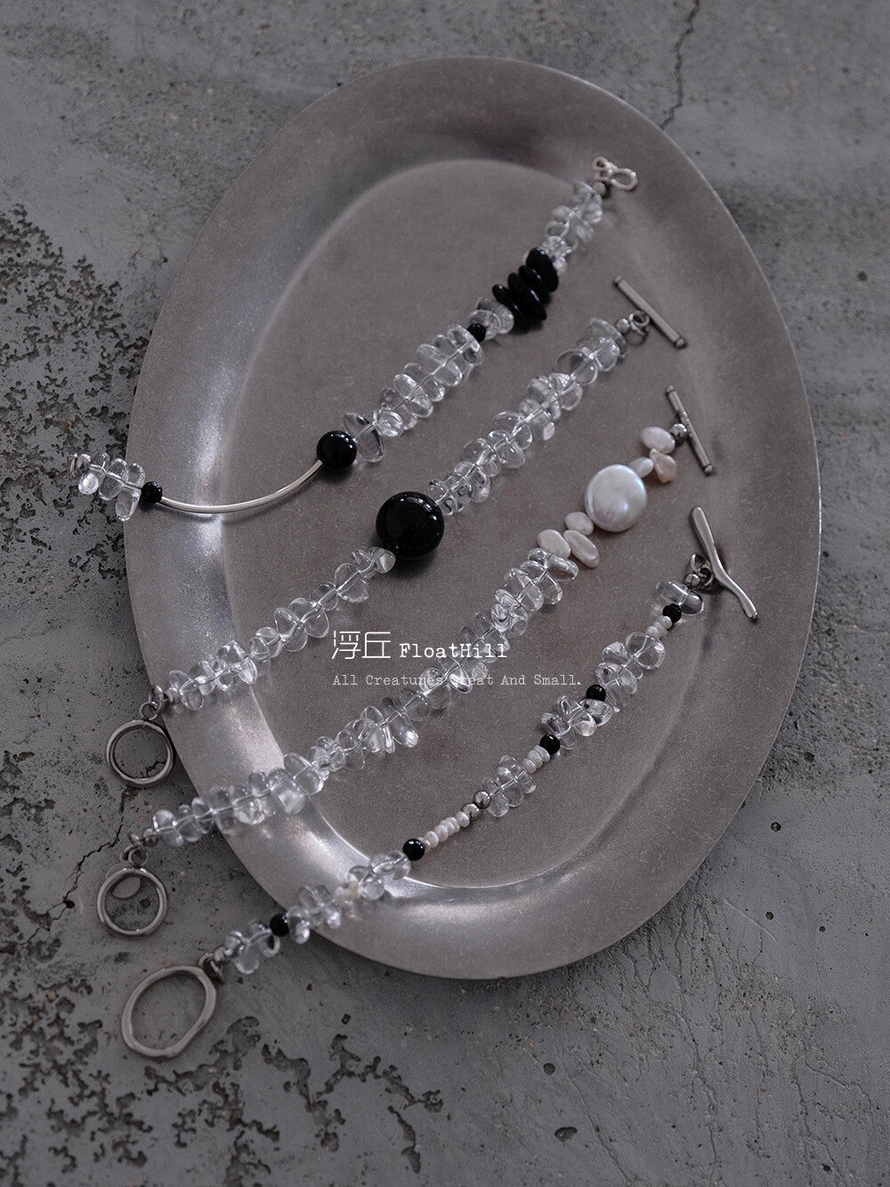 Half Moon Crystal Bracelet,Lumivault.