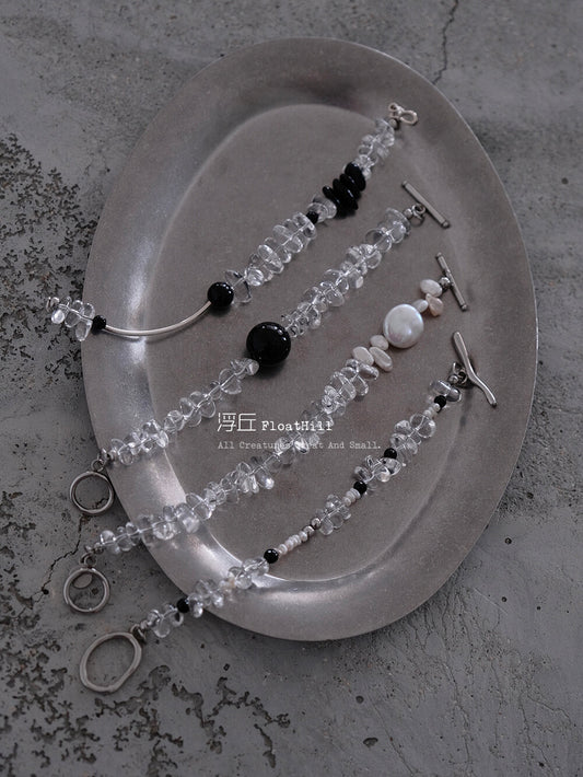 Half Moon Crystal Bracelet