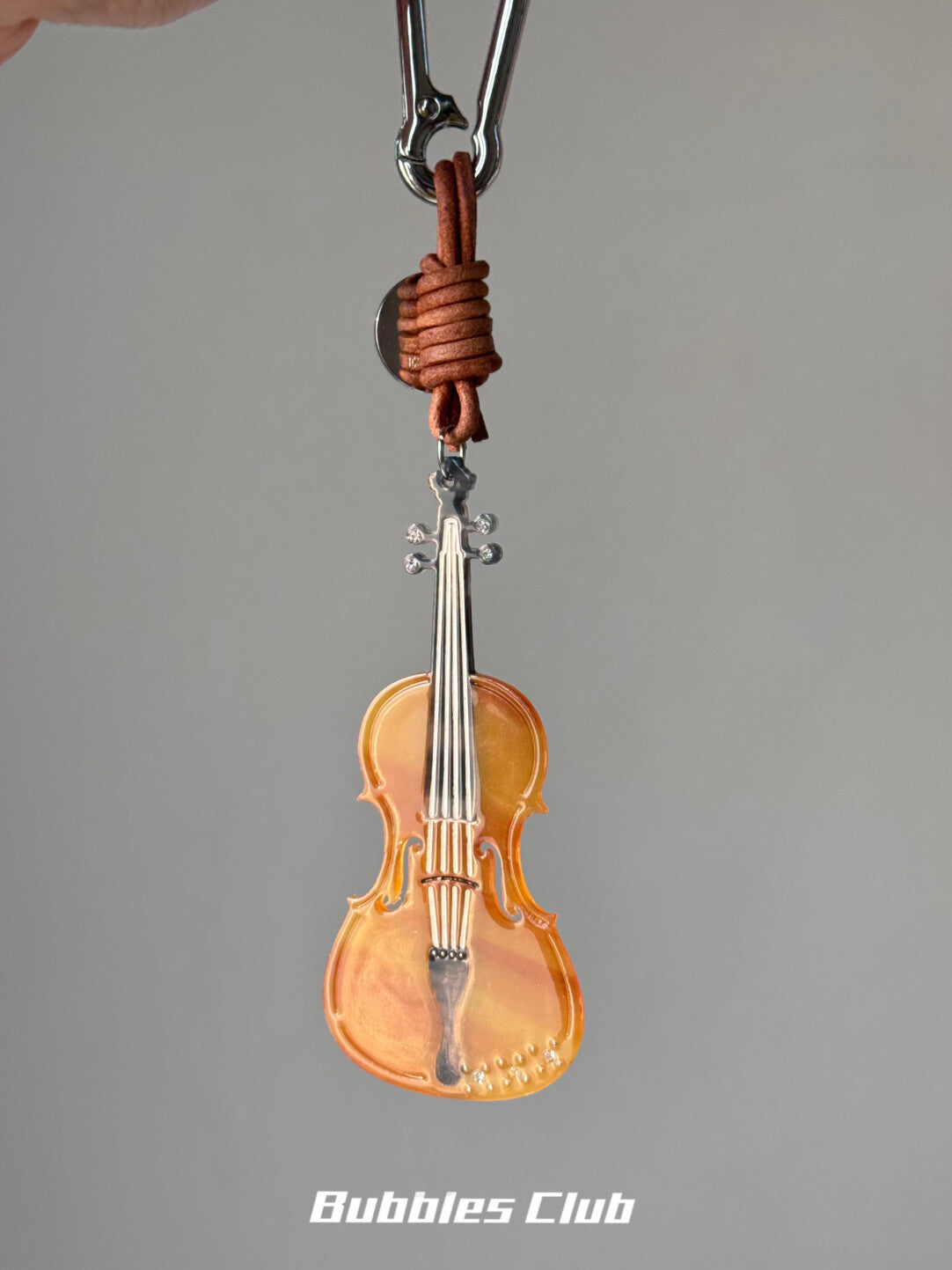 Sunset Violin Pendant,Lumivault.
