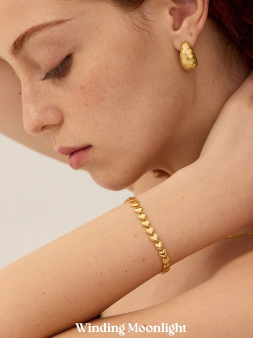 Amelie Retro Love Bracelet,Lumivault.