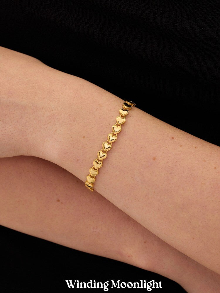Amelie Retro Love Bracelet,Lumivault.