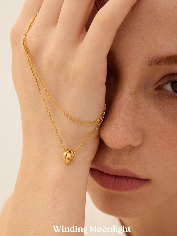 Three Ring Necklace,Lumivault.