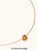 Three Ring Necklace,Gold,Lumivault.