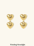 Agnes Love Earrings,Gold,Lumivault.
