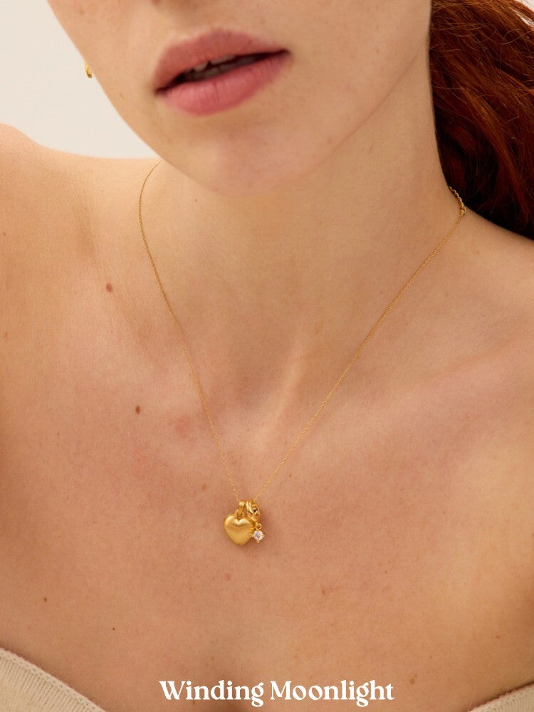 Love Zircon Necklace,Lumivault.