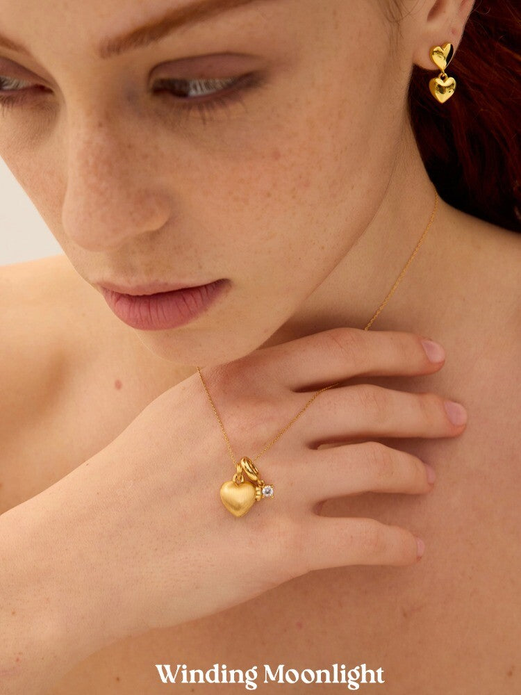 Love Zircon Necklace,Lumivault.