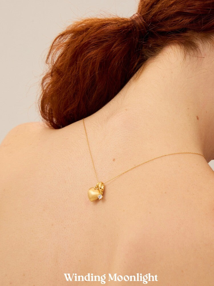 Love Zircon Necklace,Lumivault.