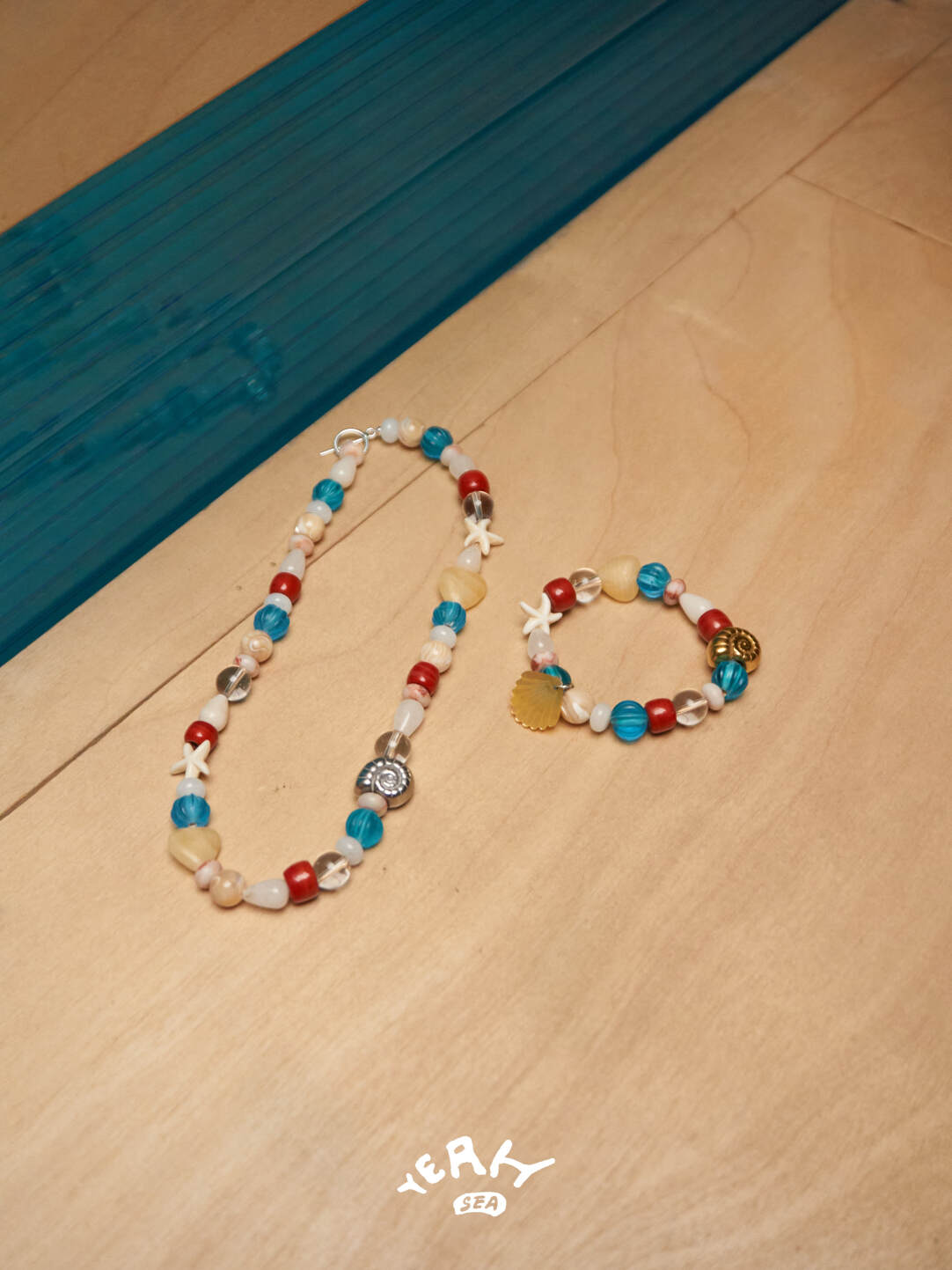 Ocean Beaded Bracelet,Lumivault.