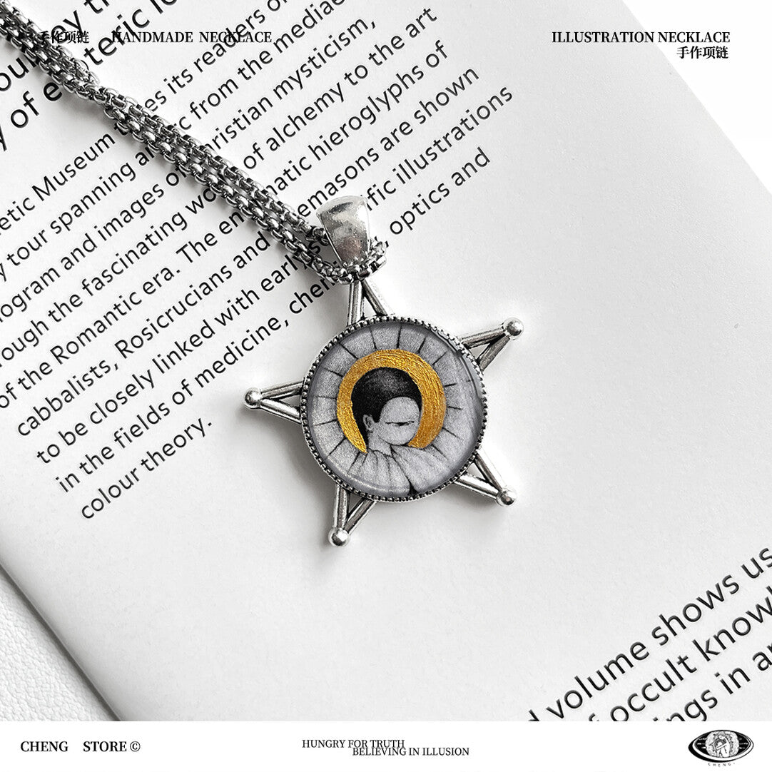 Handmade Golden Age Necklace,Lumivault.