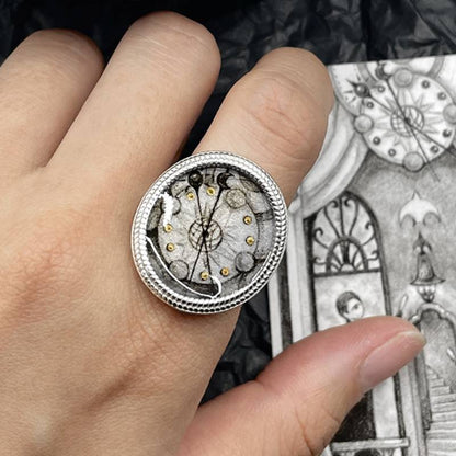 Handmade Ink Painting Elements  Ring