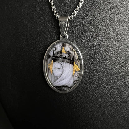 Handmade Painting Elements Necklace