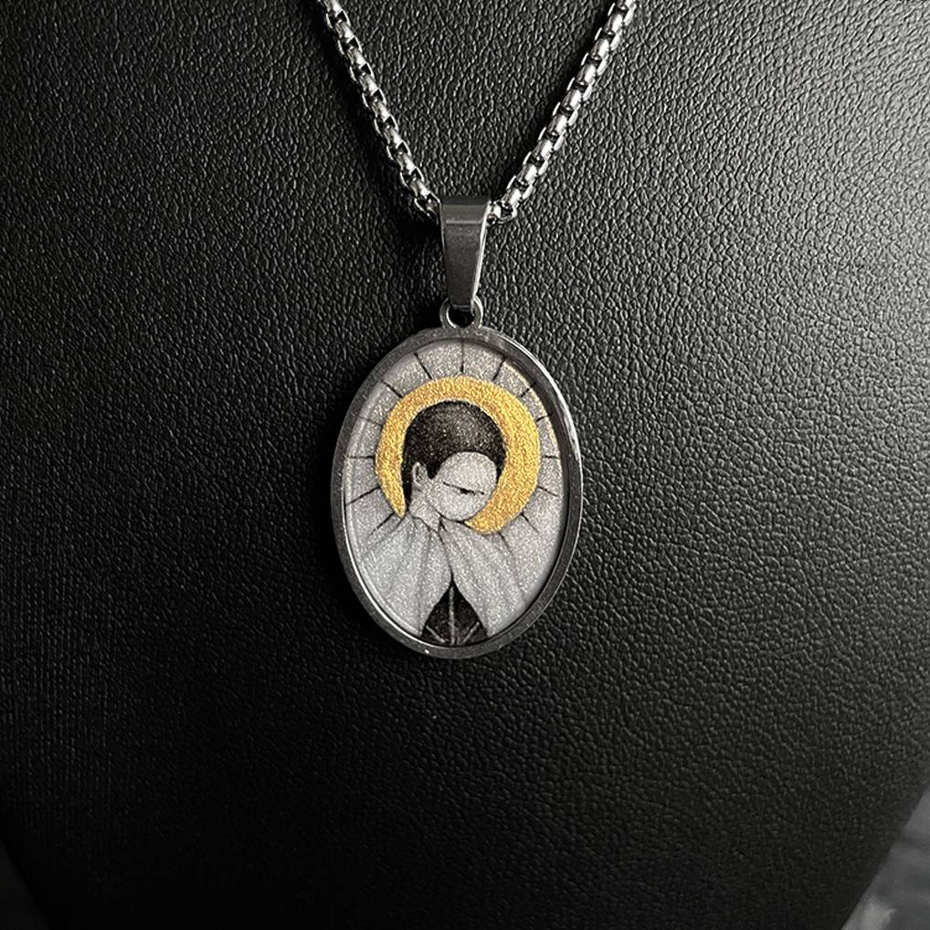 Handmade Painting Elements Necklace