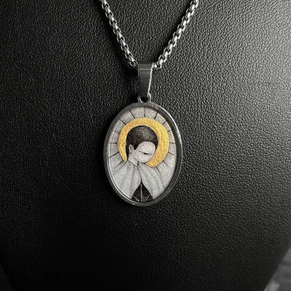 Handmade Painting Elements Necklace