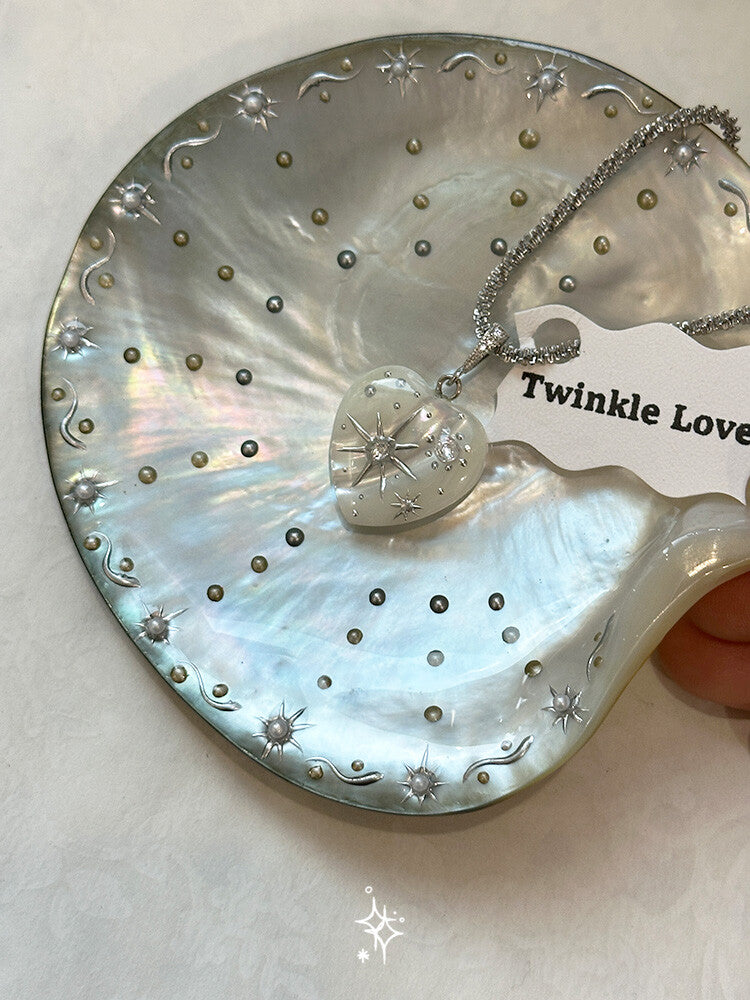 Star Shining Necklace,NE04 Starshine - Steel (45 + 5cm),Lumivault.