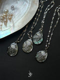 Water Drop Starry Jellyfish Necklace,Lumivault.
