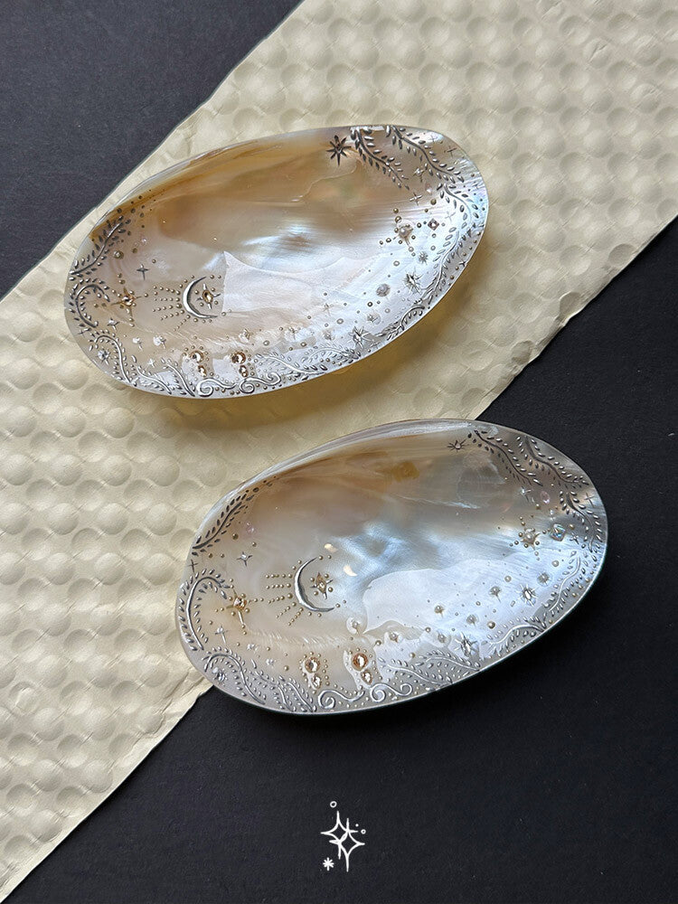 Star Pattern Shell Tray,Lumivault.