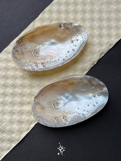 Star Pattern Shell Tray