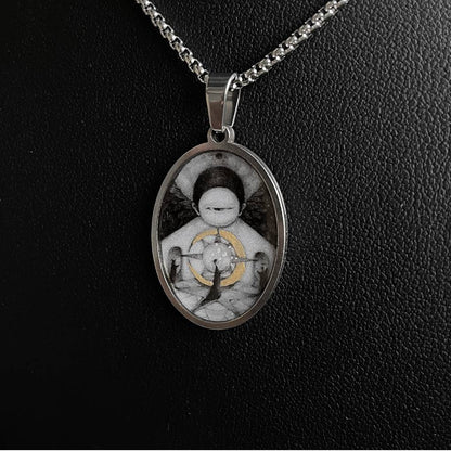 Handmade Painting Elements Necklace