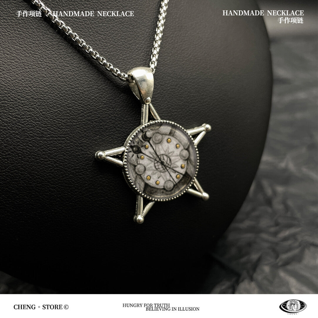 Handmade Golden Age Necklace,Lumivault.