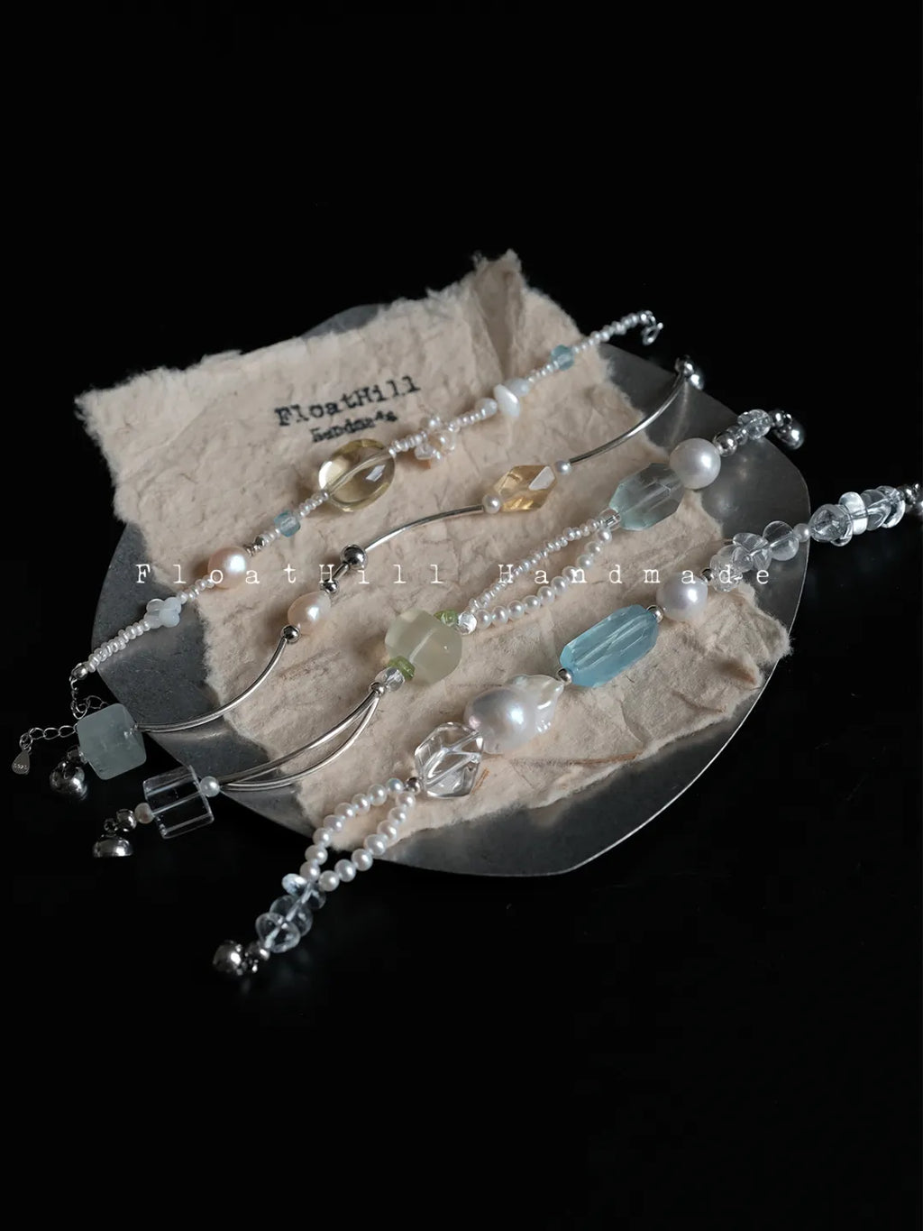 Sweet Dreams" Topaz, Citrine & Freshwater Pearl Bracelet FH1205TM
