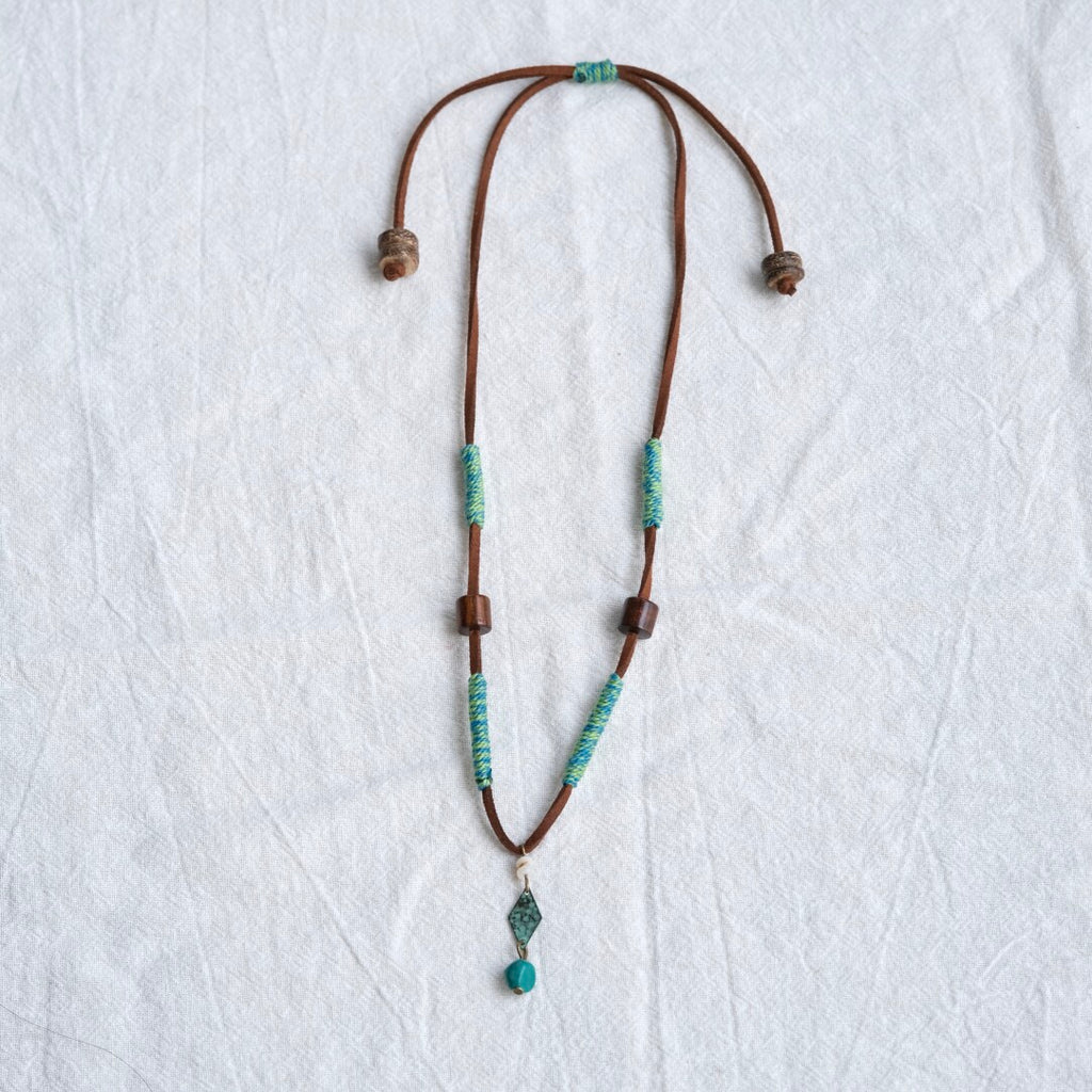 Ethnic Patina Necklace,Lumivault.