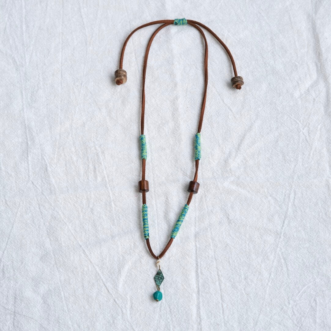 Ethnic Patina Necklace,Lumivault.